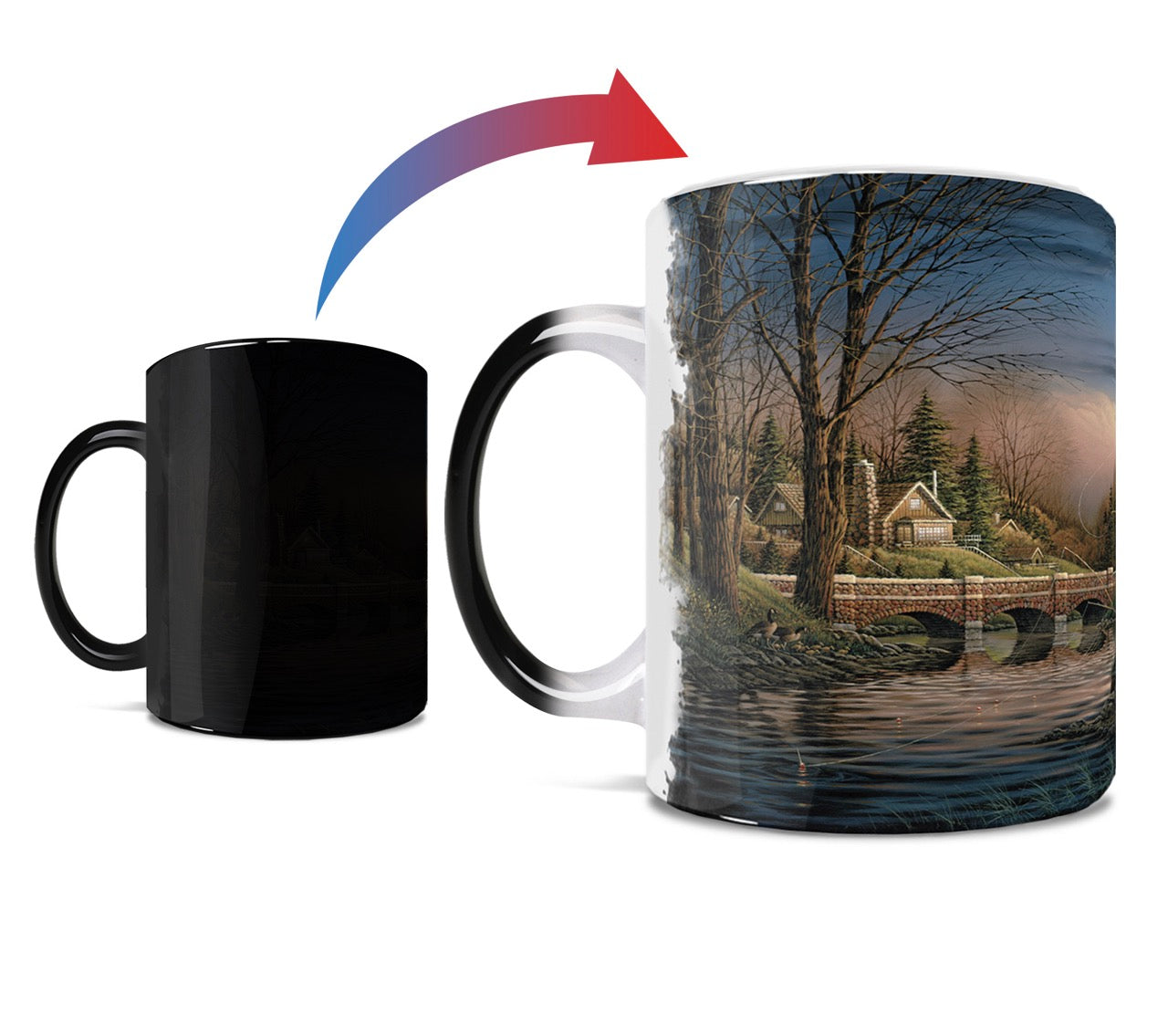 Wild Wings (Spring Fishing) Morphing Mugs®  Heat-Sensitive Mug MMUG1601